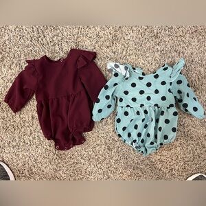 Bailey’s Blossom’s ruffled sleeve onesies